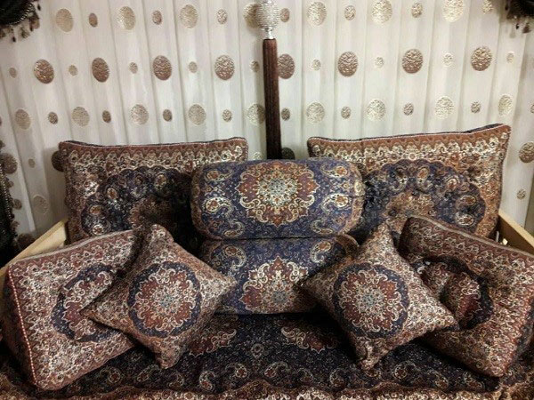 مدل بالش لوله ای مخملی