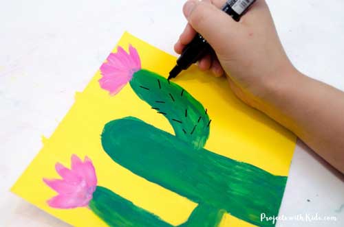 مجموعه نقاشی کاکتوس فانتزی ساده و سخت برای کودکان |آموزش قدم به قدم نقاشی بصورت تصویری