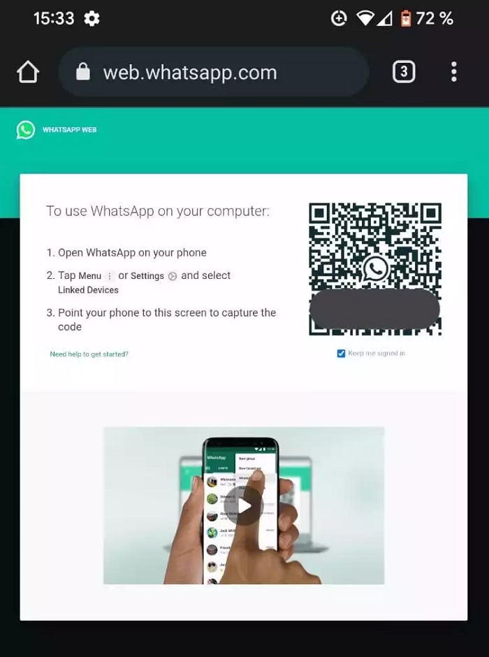 یک اکانت واتساپ در دو گوشی 