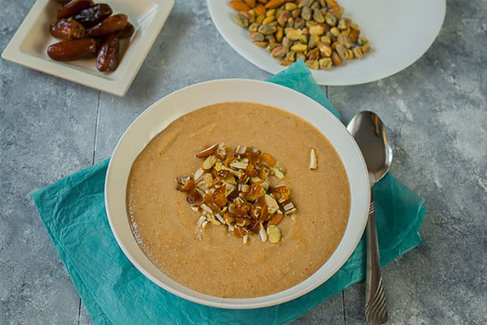 دسر خرما با شیر