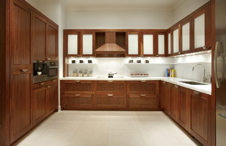 کابینت بلوطی رنگ