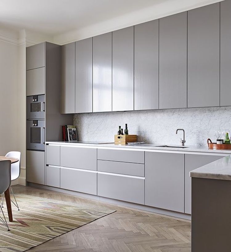 مدل کابینت مدرن آشپزخانه با رنگ ترند سال