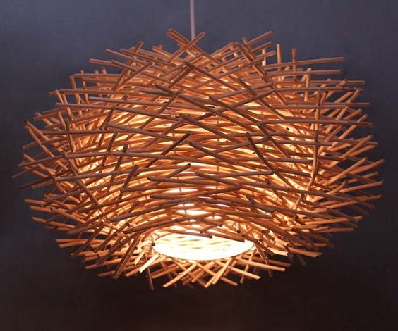 لوستر مدل آشیانه‌ای مناسب اتاق خواب