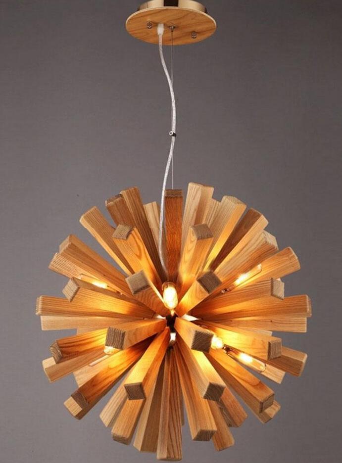 لوستر چوبی مناسب اتاق خواب