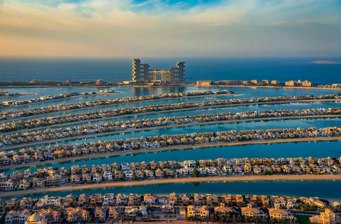 دبی مارینا و نخل جمیرا