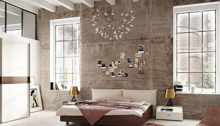 مدل لوستر اتاق خواب