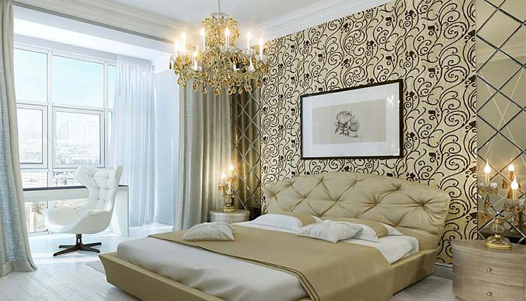 مدل لوستر اتاق خواب