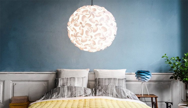 مدل لوستر اتاق خواب