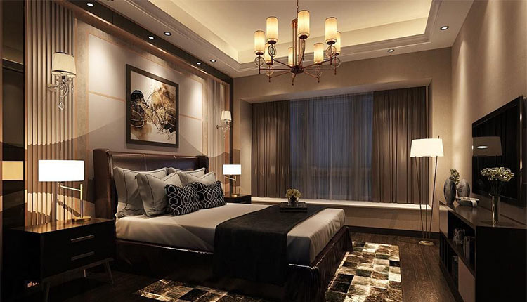 مدل لوستر اتاق خواب