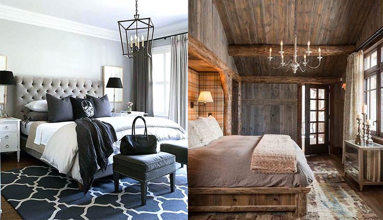 مدل لوستر اتاق خواب