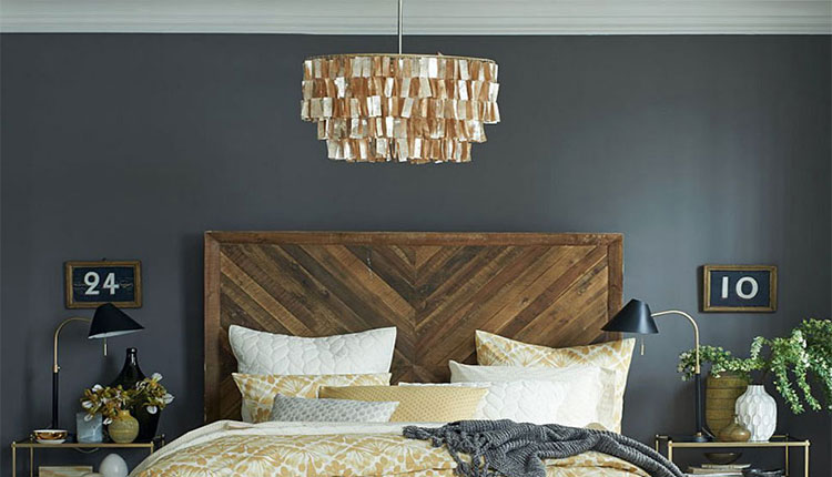 لوستر بزرگ برای اتاق خواب