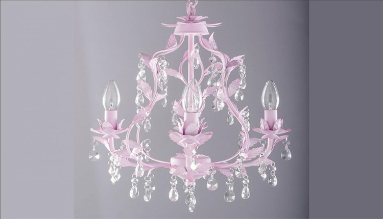 لوستر اتاق خواب دخترانه