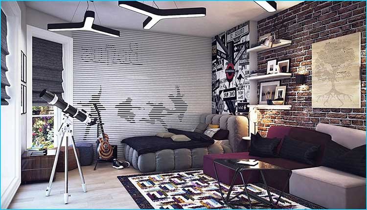 لوستر برای اتاق خواب پسرانه جدید