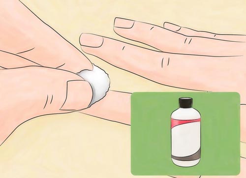 پاک کردن لکه چسب از روی دست