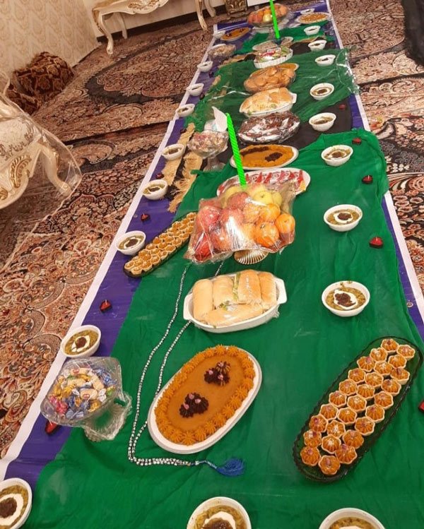 سفره حضرت ام البنین