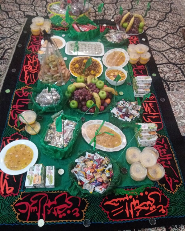 سفره حضرت ام البنین