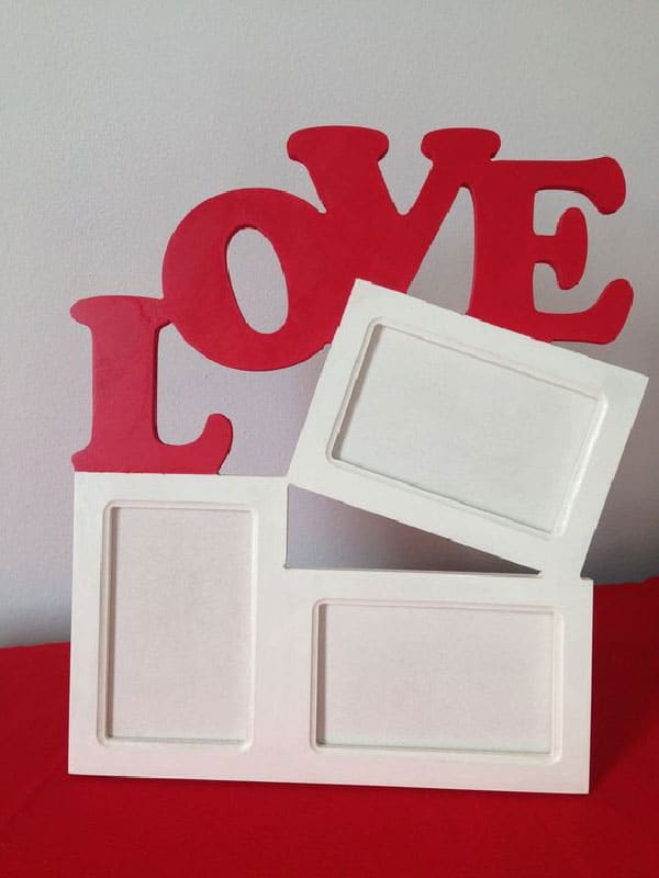 ایده برای ساخت قاب عکس عاشقانه با کاغذ