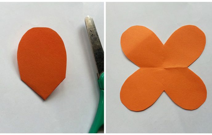 ساخت گل کاغذی به روش ساده  3