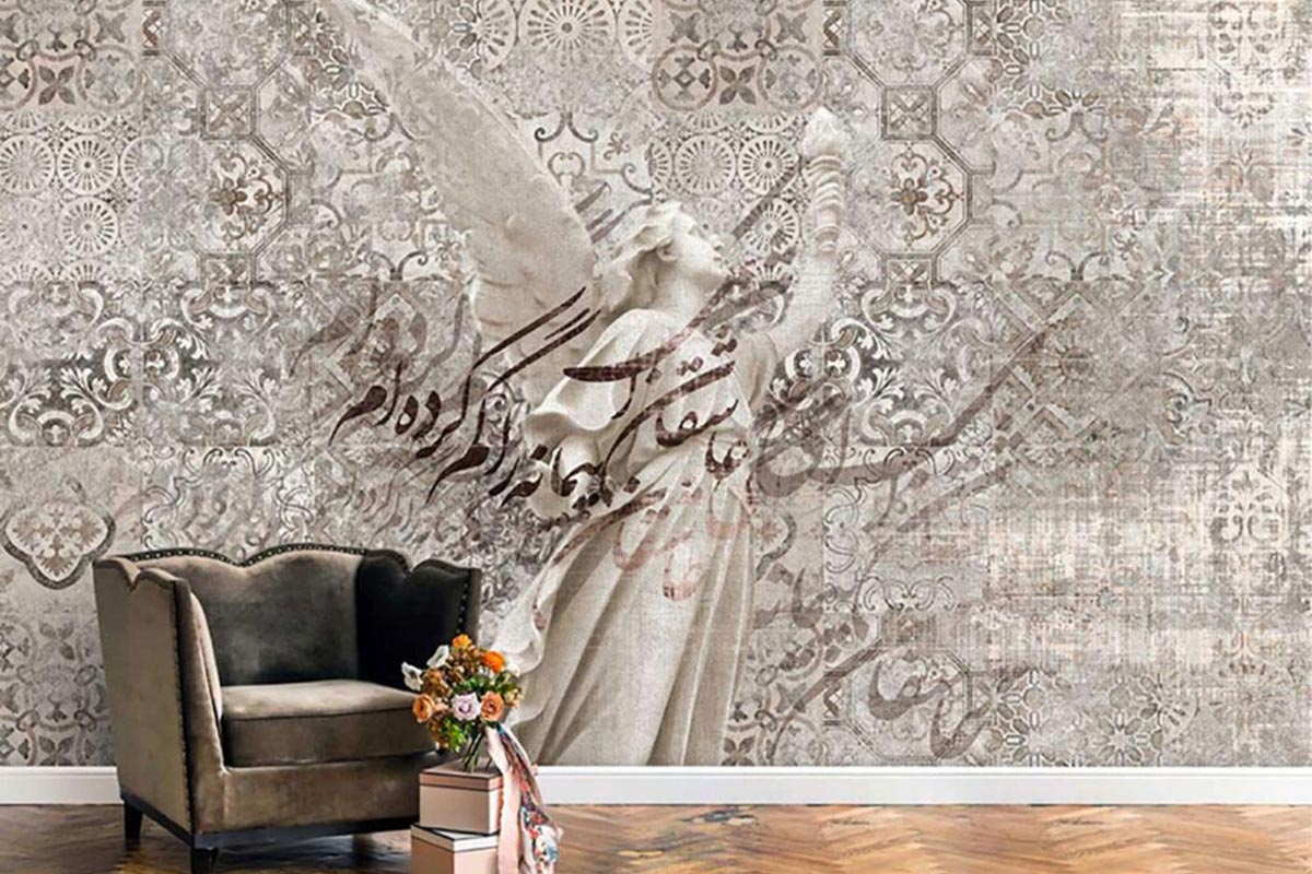مدل کاغذ دیواری پذیرایی