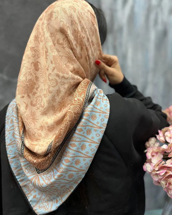 مدل شال و روسری مجلسی گلدار
