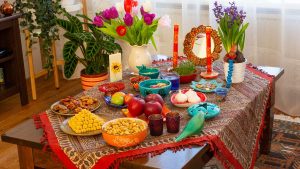 سفره هفت سین نمدی
