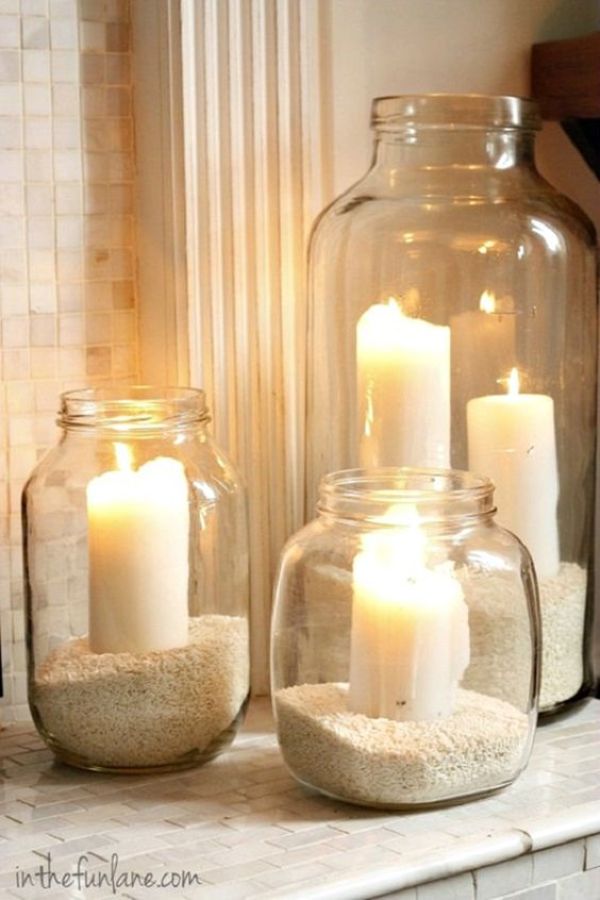 ایده استفاده از شمع در دکوراسیون منزل