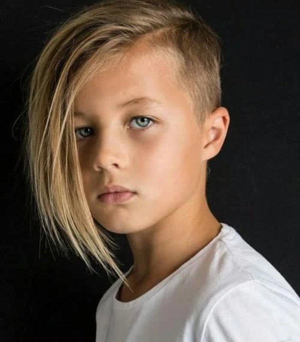 مدل مو بلند کودکانه برای پسر ها