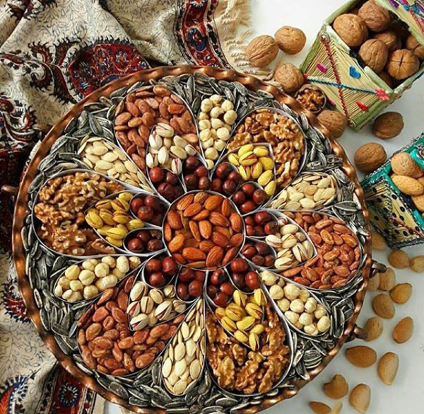 دیزاین آجیل شب عید نوروز