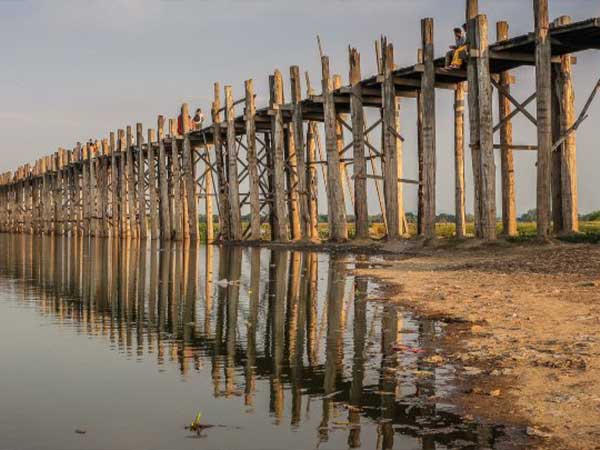 پل یو بِین (U Bein Bridge) در میانمار