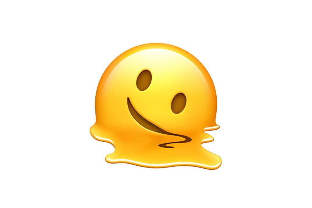 ایموجی آب شدن یا ایموجی صورت در حال ذوب شدن چه معنی می‌ده؟ ستاره
