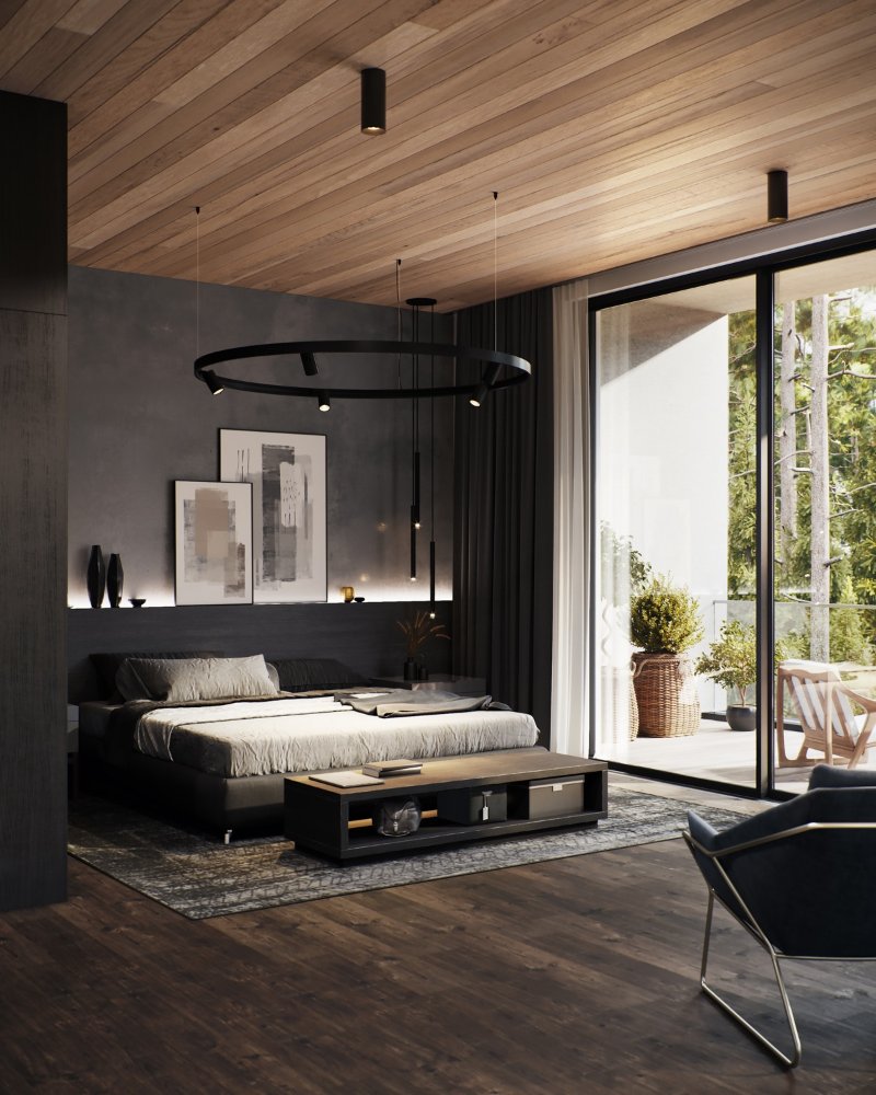 اتاق خواب مدرن و لاکچری با طراحی جدید
