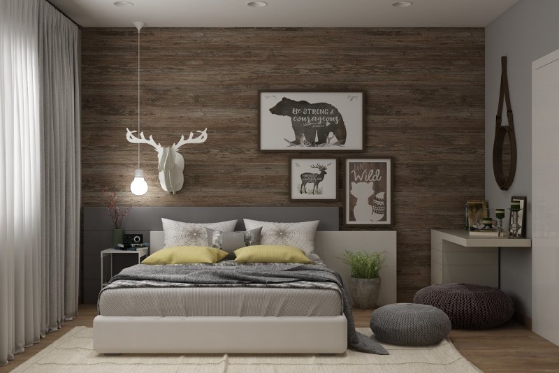 طرح زیبا و جذاب برای دکوراسیون اتاق خواب مدرن 