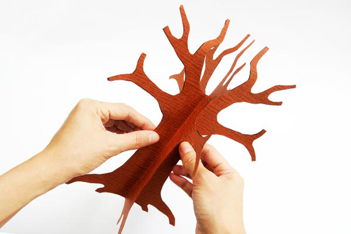تنه درخت سه بعدی برای کاردستی درخت سه بعدی