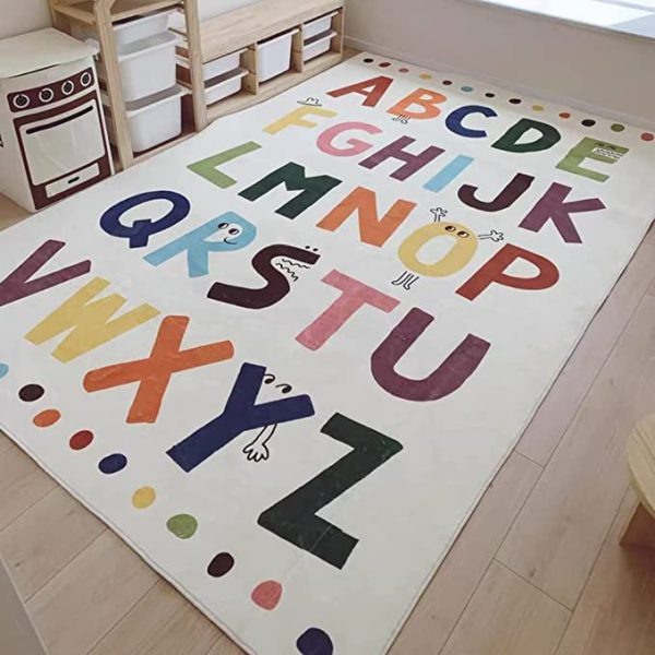 فرش اتاق کودک حروف انگلیسی