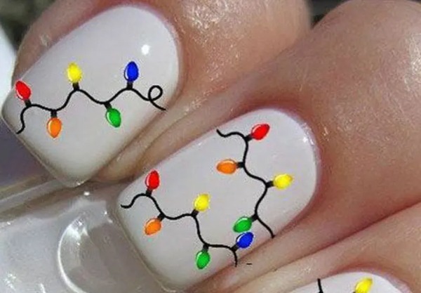 طراحی ناخن با مداد نوکی