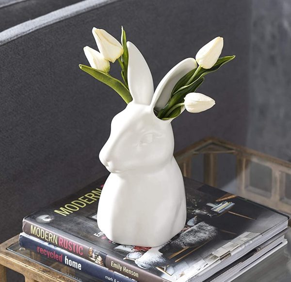 گلدان فانتزی سرامیکی به شکل خرگوش
