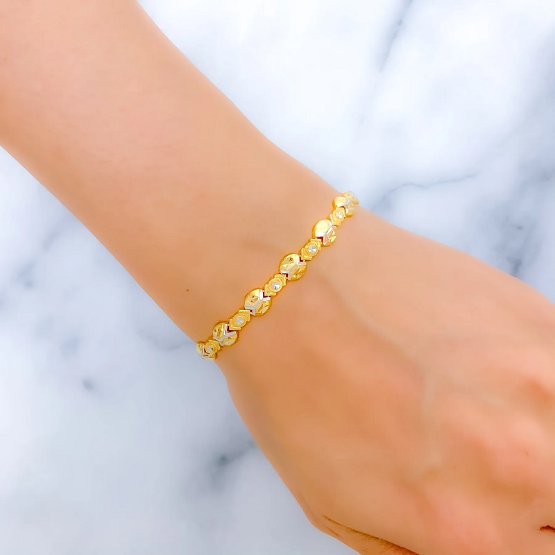 دستبند طلای دخترانه