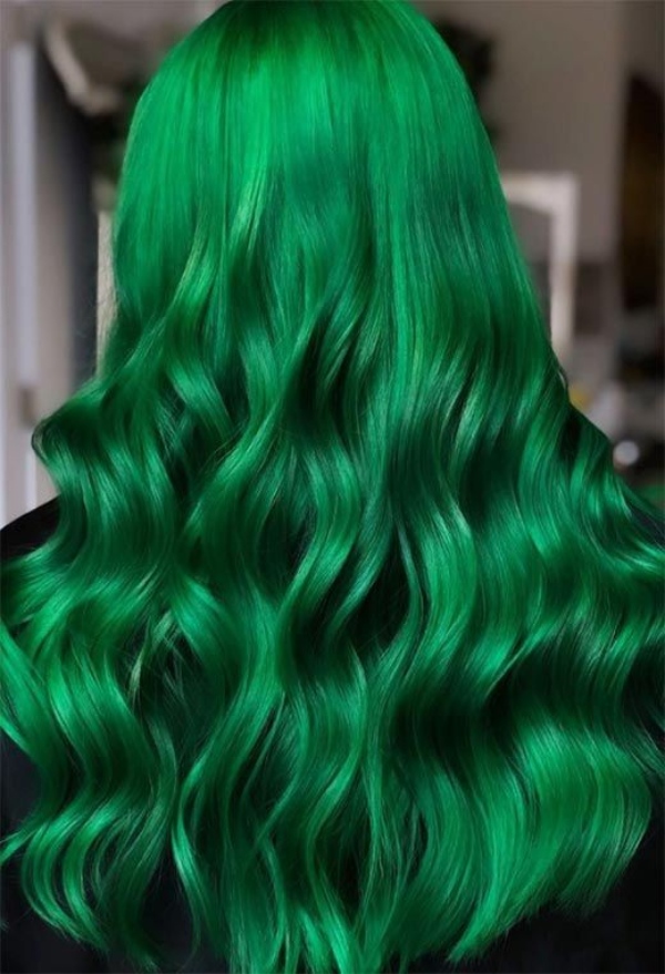 رنگ موی سبز نعنایی جدید