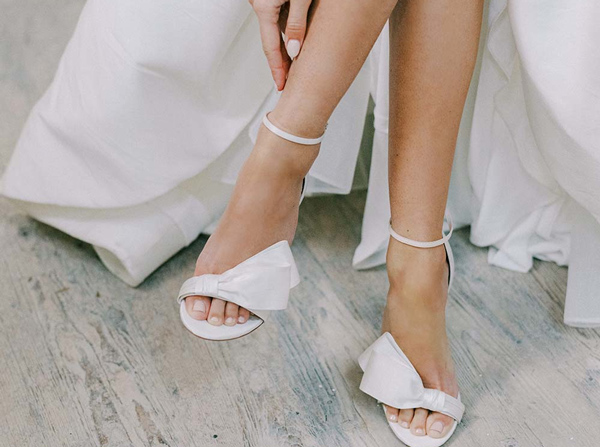 مدل کفش عروس جلوباز