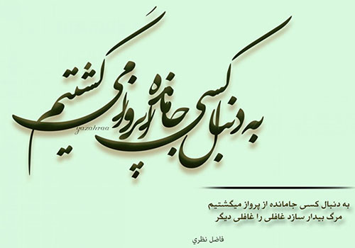 اشعار فاضل نظری