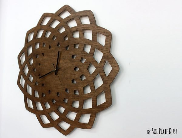 مدل ساعت دیواری چوبی 