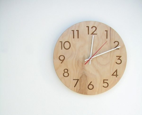 مدل ساعت دیواری مدرن چوبی