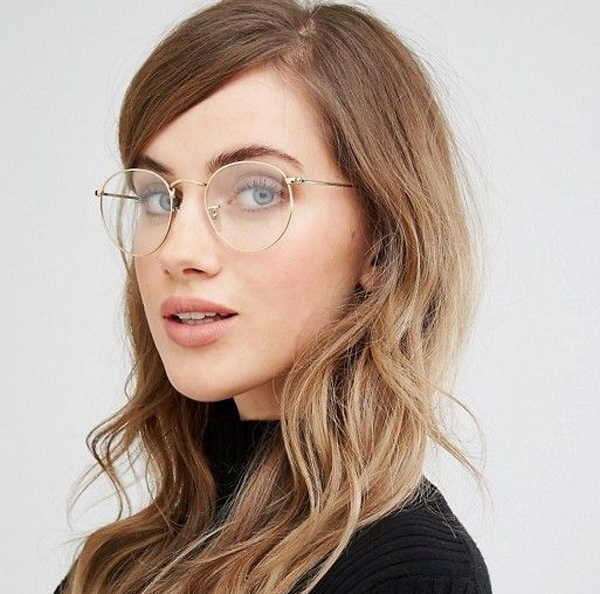 مدل عینک طبی زنانه گرد