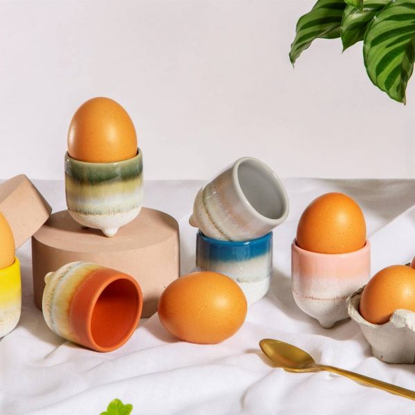 ظرف سرو تخم مرغ رنگی رنگی