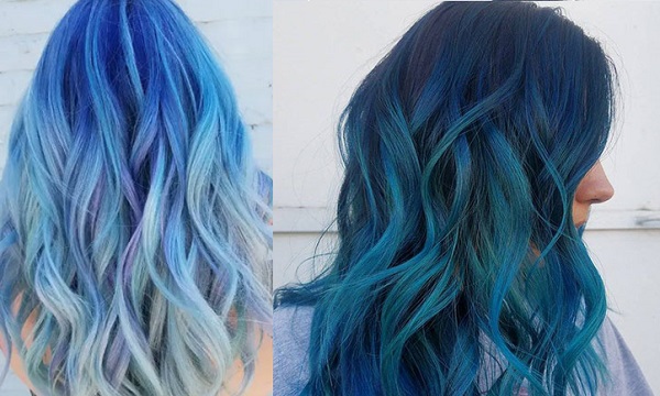 رنگ مو آبی اقیانوسی