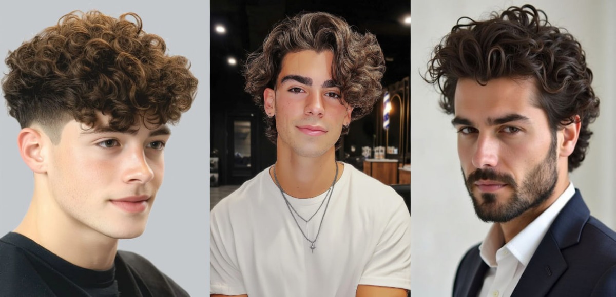 ۳۳ مدل موی فر پسرانه و مردانه جدید | مدلهای کوتاه و بلند ترند اینستاگرامی