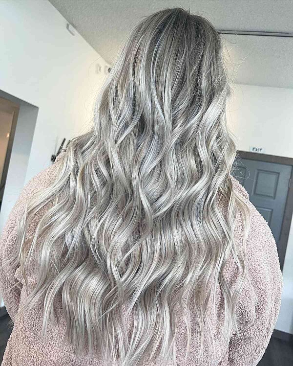 رنگ موی یخی خاکستری