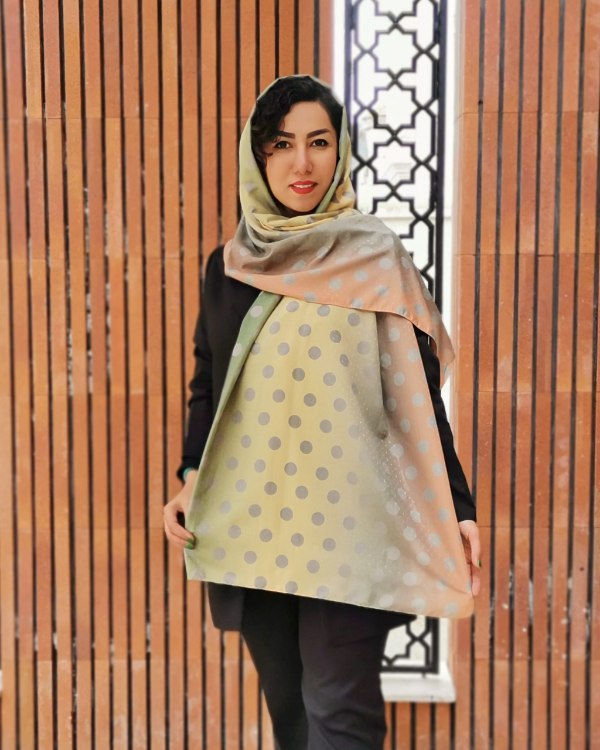 شال پهن خال خالی 