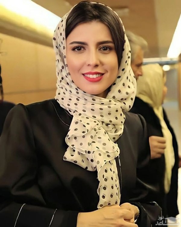 شال خال خالی مجلسی زنانه