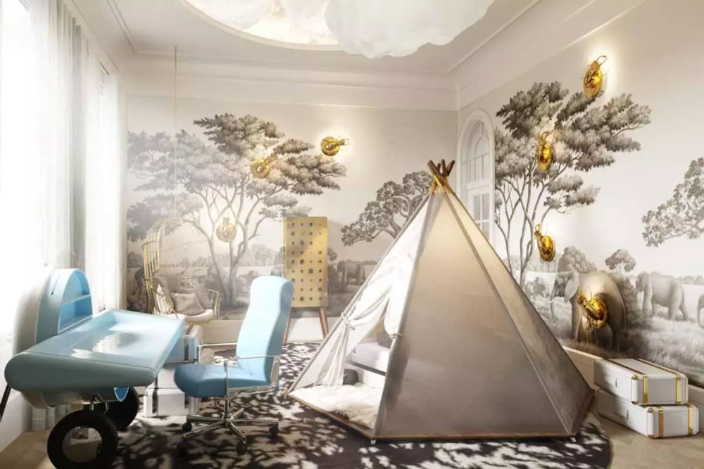 اتاق خواب پسرانه لاکچری جوان